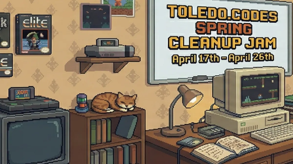 GDG/Toledo.codes April Game Jam event artwork